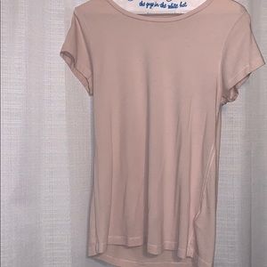 Tan/Light Pink Plain Tee!